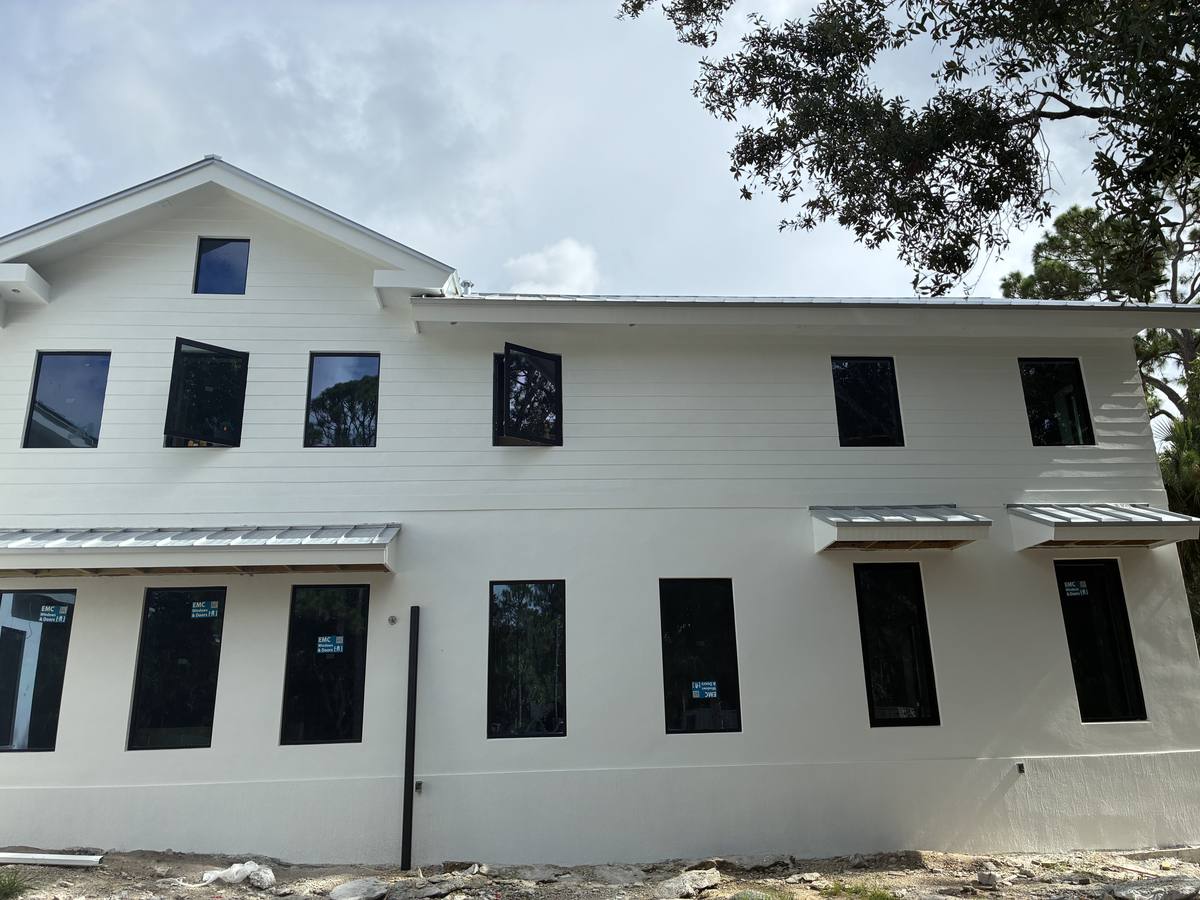 Rear Elevation — Jupiter Farms estate by Quilco Stucco